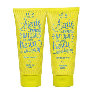 Skin Company Gel De Ducha + Locion Cuerpo Limón