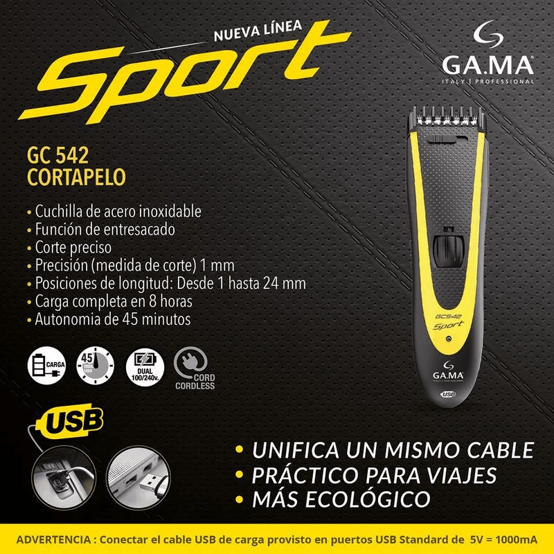 Pack-Ga.Ma-Clipper---Trimmer-Sport-Gcs547