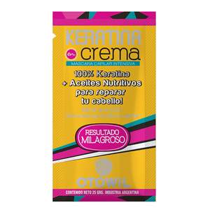 Keratina En Crema Tratamiento 25gr
