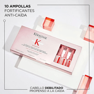 Curas Ampoules Cure Anti-chute fortifiantes Genesís 10x6ml