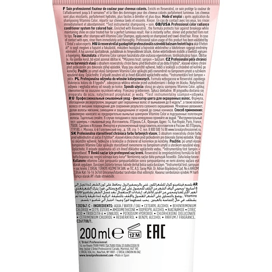 Acondicionador Cabello Tinturado Vitamino Color