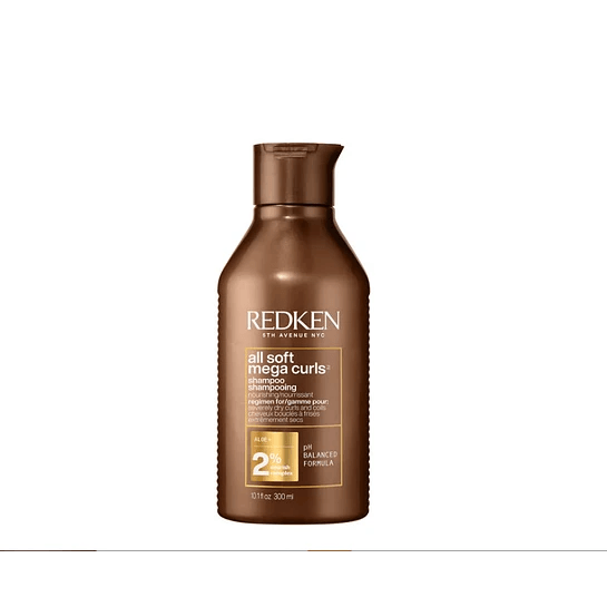 Shampoo-Redken-hidratante-cabello-rizado-y-seco-All-Soft-Mega-Curls-300ml