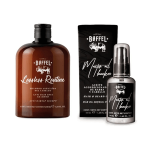 Pack Boffel Shampoo Anticaída 250ml + Hair&Beard Oil 50ml