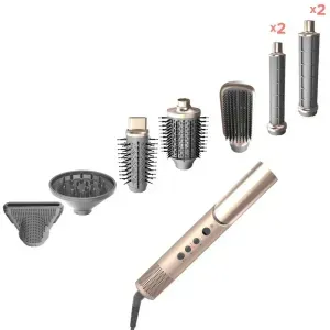 Cepillo secador uniQ RADIANT Multistyler (9 Accesorios)